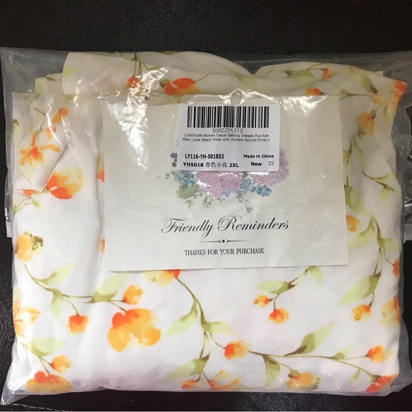 Short Sleeve Maxi Dress with Pockets - Women’s 2X - NWT - Picture 8 of 8